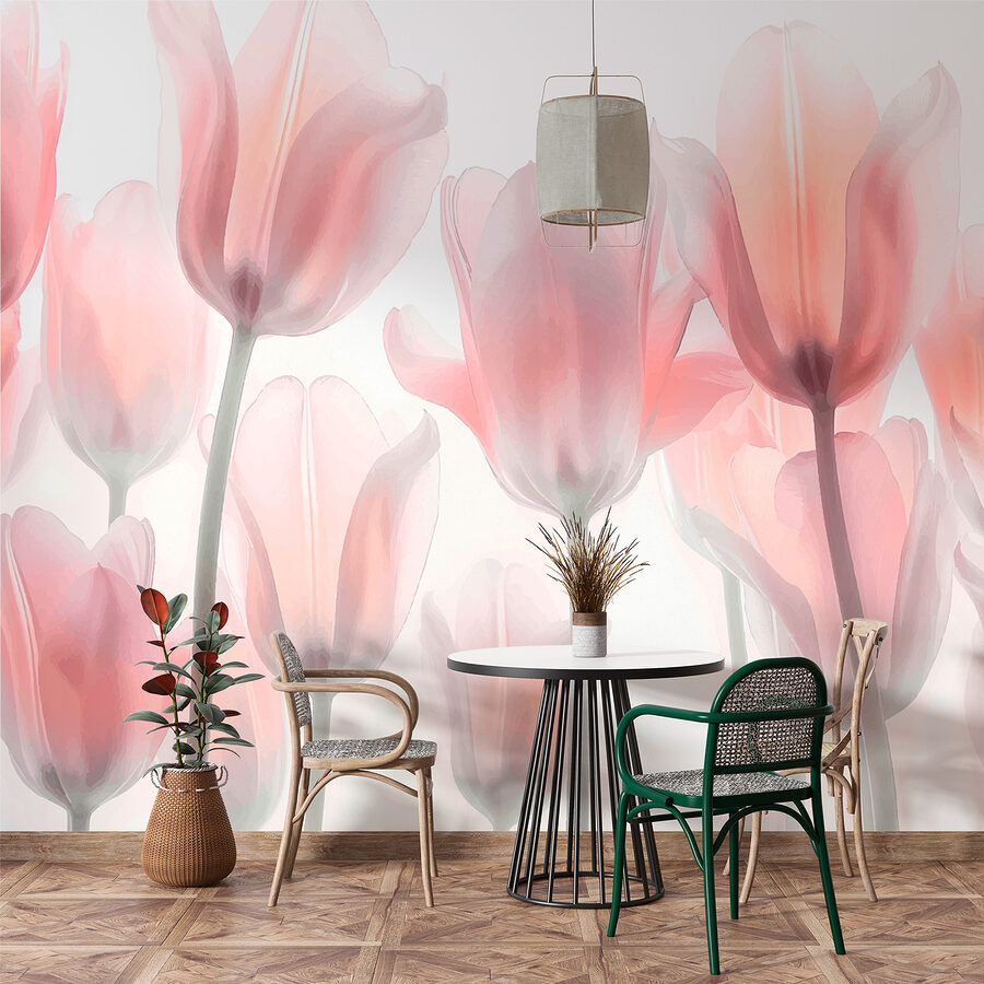 Group of pink flowers