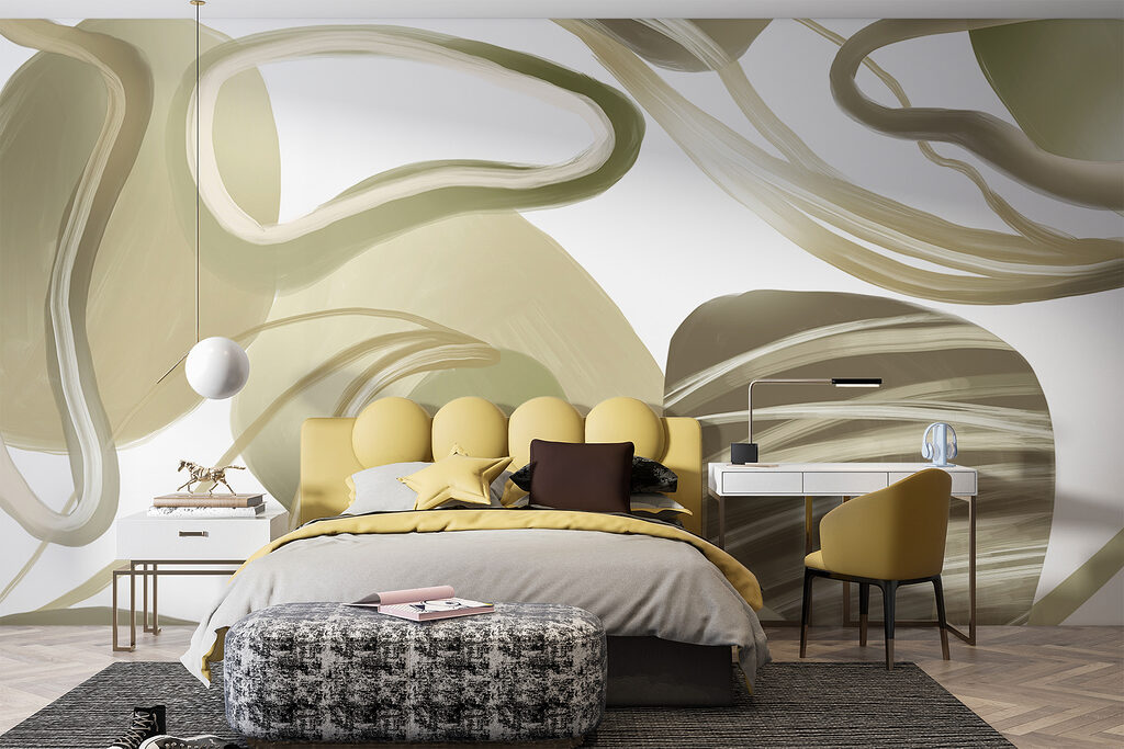 Close up of a painting