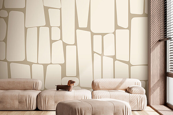 White and tan rectangles White and tan rectangles