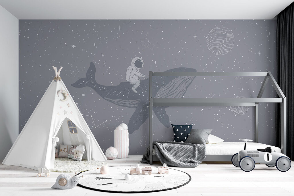 Person riding a whale