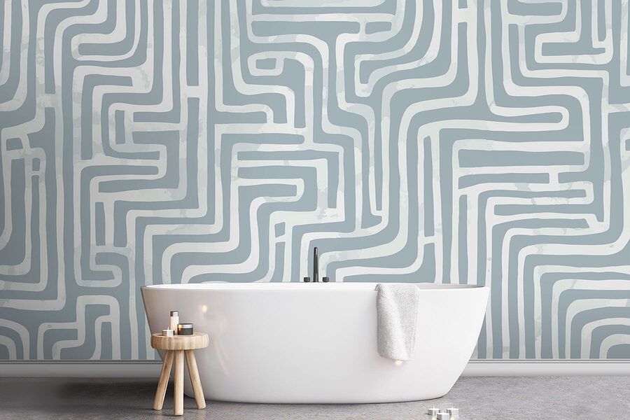 White and gray maze White and gray maze