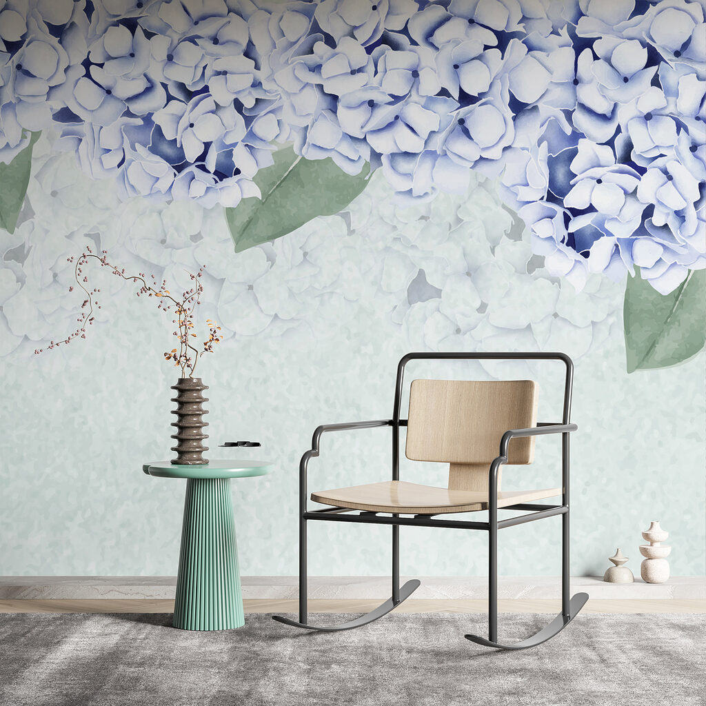 Group of white flowers with green leaves