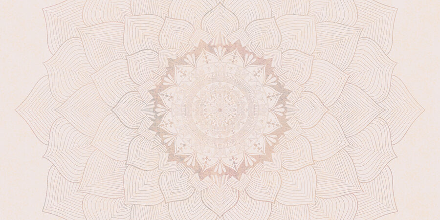 Wall murals Circular pattern on a white surface - Image 5