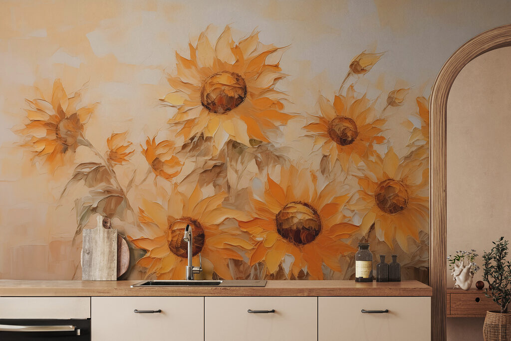 Painting of sunflowers