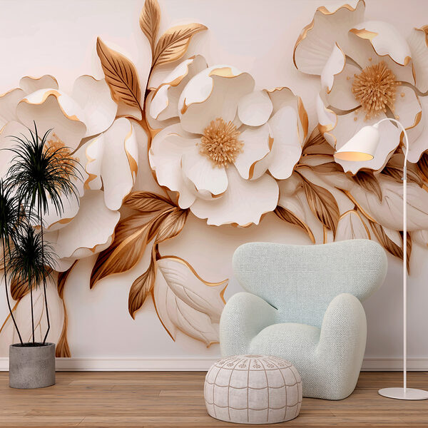 Elegant blooms in creamy hues Elegant blooms in creamy hues