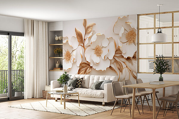 Elegant blooms in creamy hues Elegant blooms in creamy hues