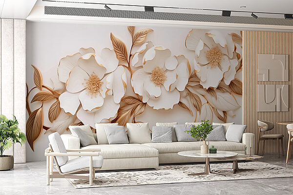 Elegant blooms in creamy hues Elegant blooms in creamy hues
