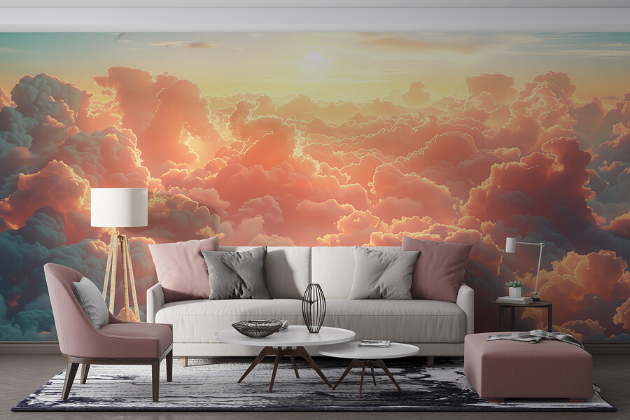 Large group of clouds