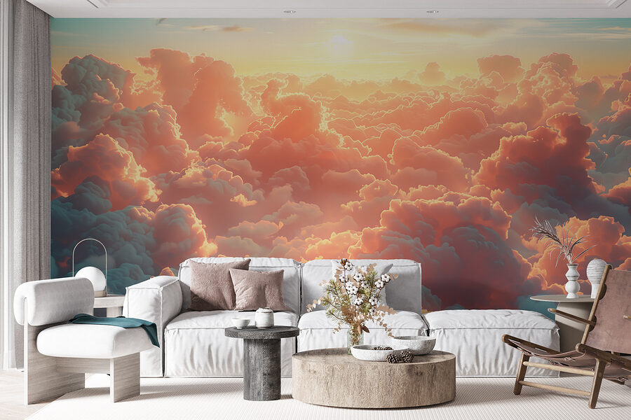 Large group of clouds