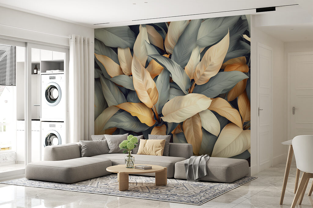 Group of leaves with different colors Group of leaves with different colors