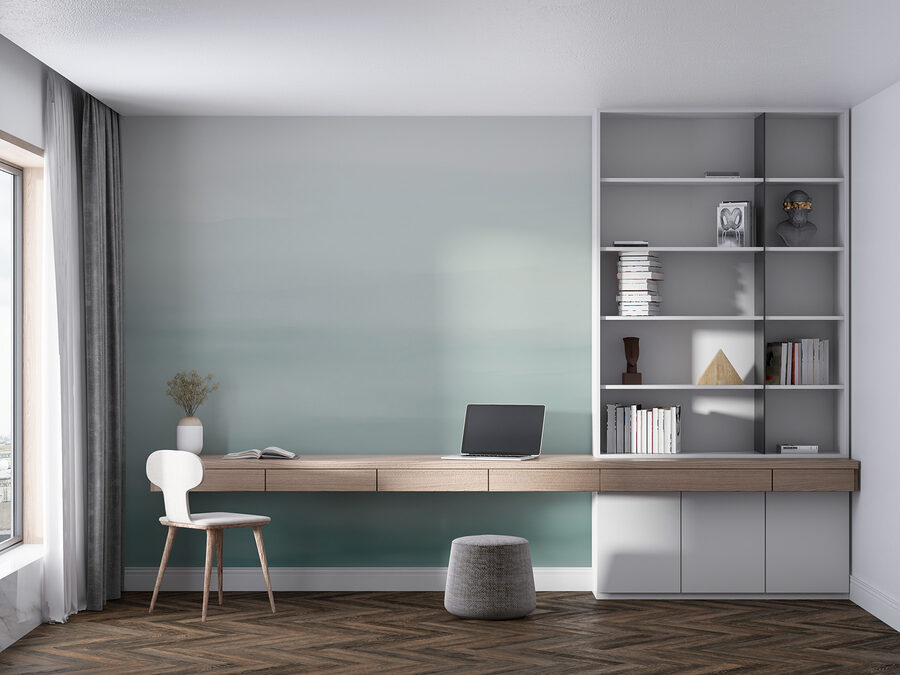 Wall murals White and gray sky - Image 2