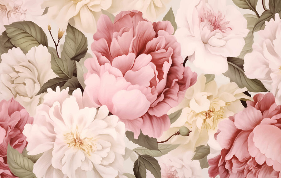 Wall murals Close up of flowers - Image 4