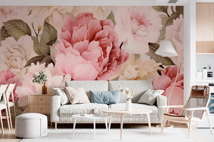 Wall murals Close up of flowers