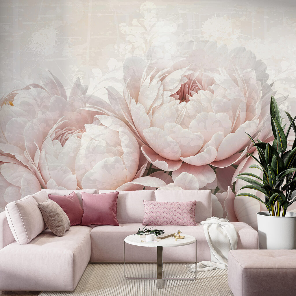 Group of pink flowers Group of pink flowers