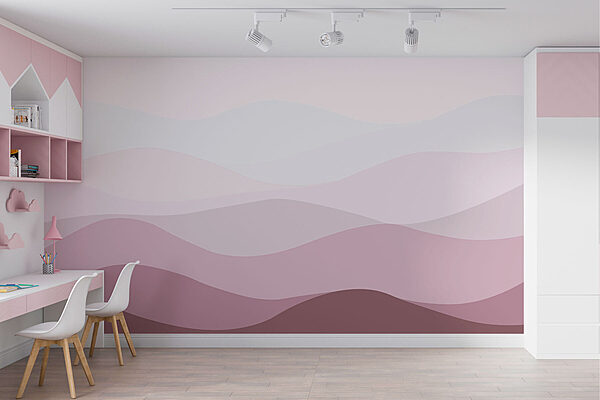 Purple and white wavy lines Purple and white wavy lines