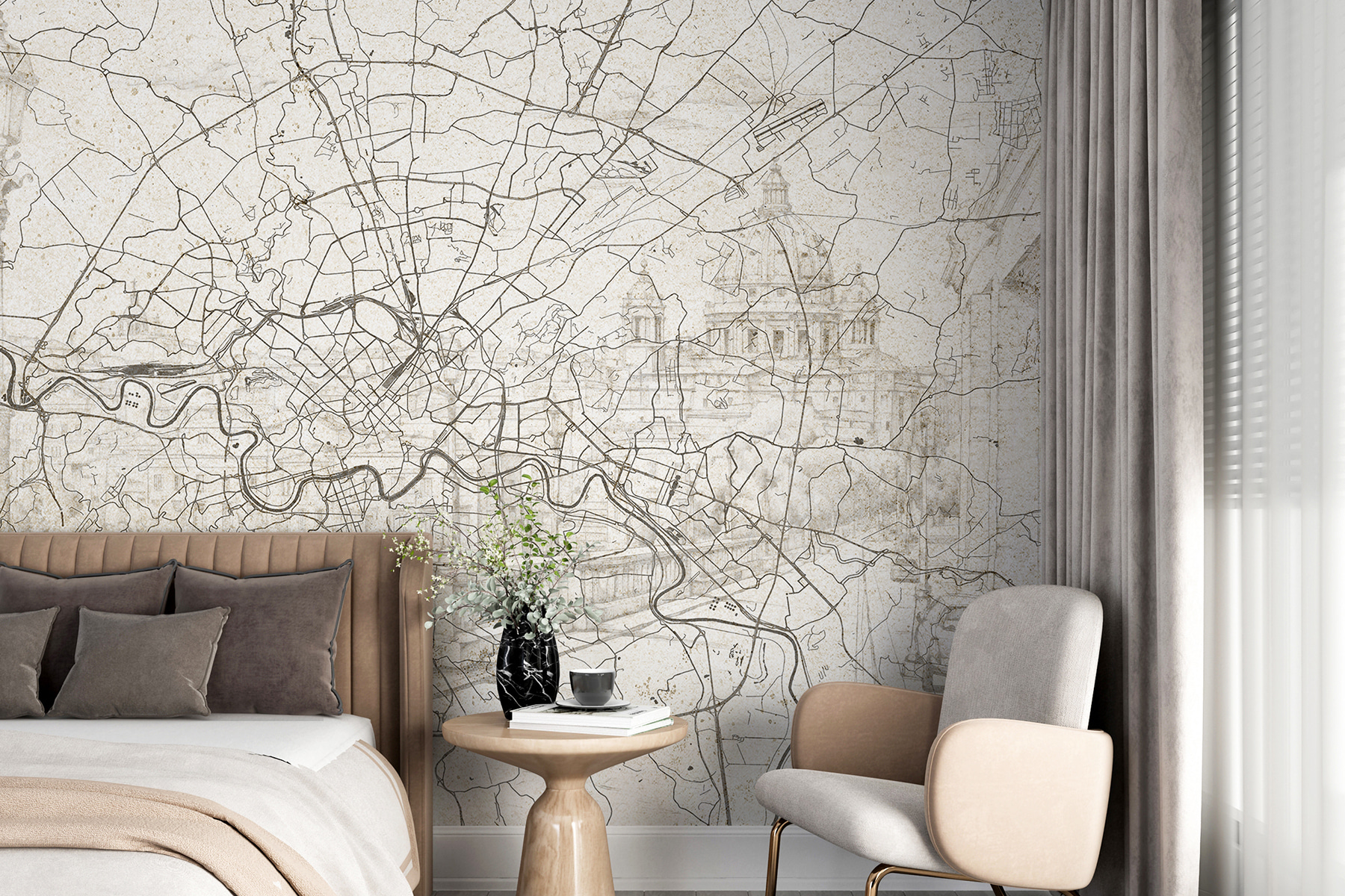 Map of a city Map of a city