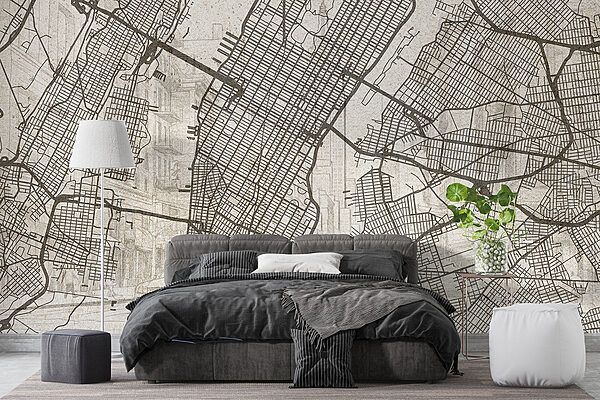 Map of a city Map of a city