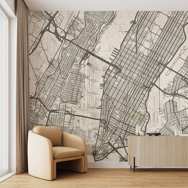 Map of a city Map of a city