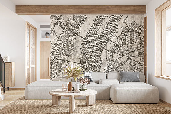 Map of a city Map of a city