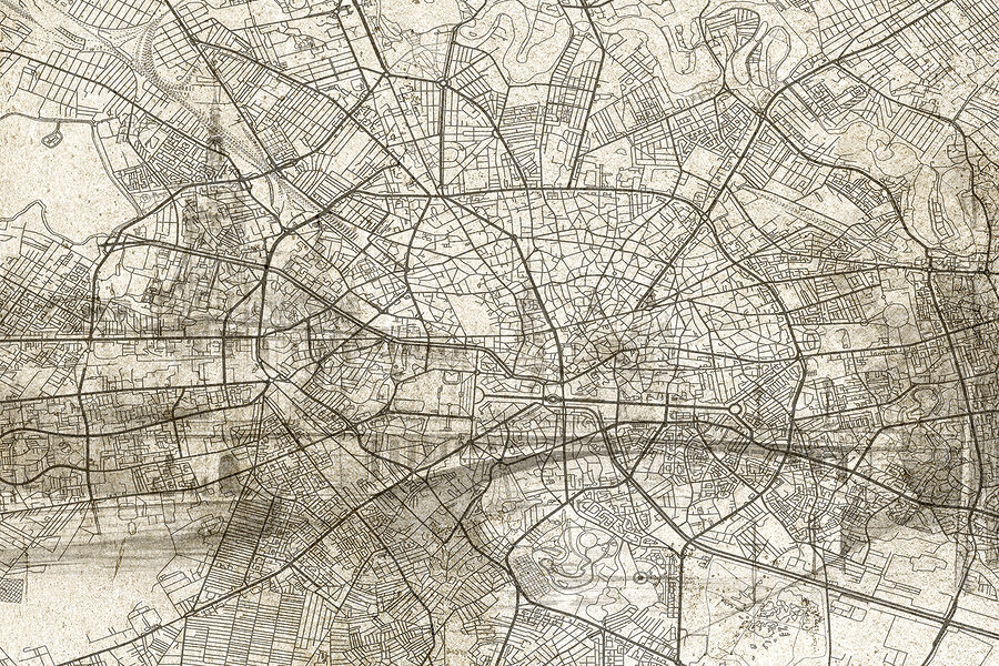 Map of a city
