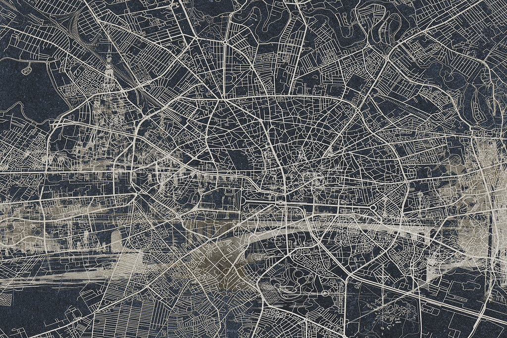 Map of a city Map of a city