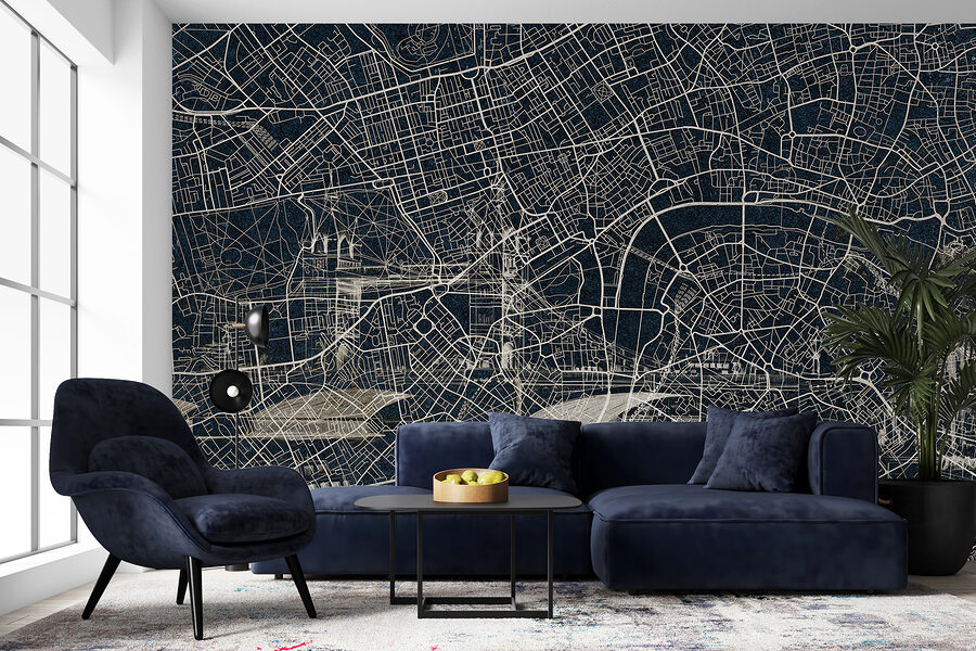 Map of a city Map of a city
