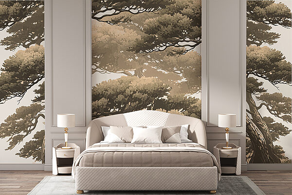 Group of trees with branches Group of trees with branches
