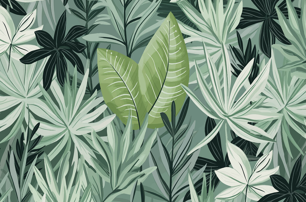 Green leaves and plants Green leaves and plants