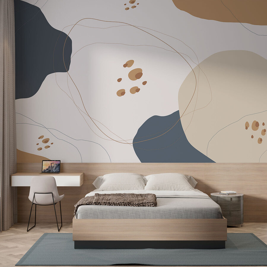 Wall murals Close up of a pattern
