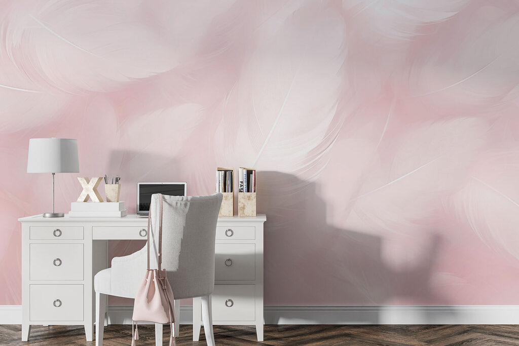 Close up of feathers