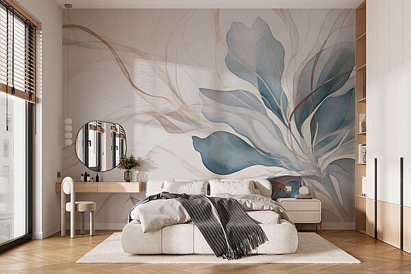 Wall murals Wall murals Close up of a flower (SKU: w01718)