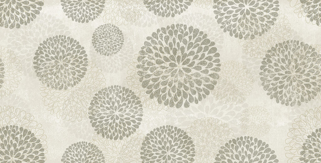 Grey and white floral pattern Grey and white floral pattern