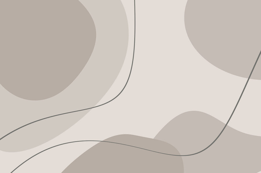 Grey and white background with curved lines