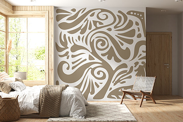 White and brown pattern White and brown pattern