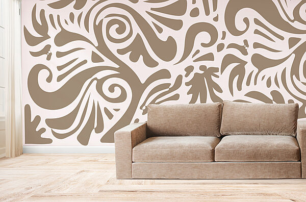 White and brown pattern White and brown pattern