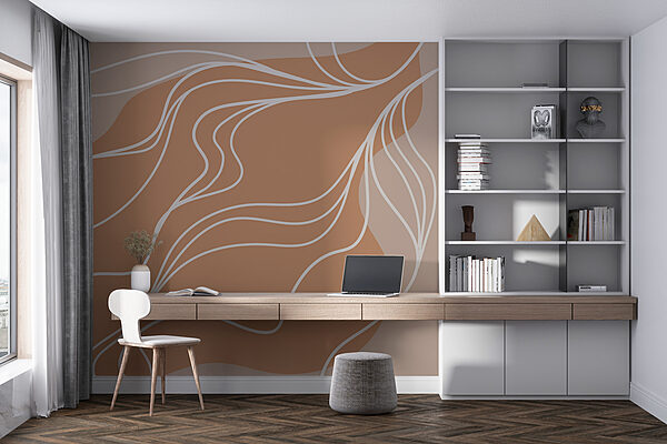 Brown and white background with white lines Brown and white background with white lines