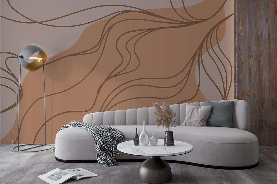Brown and white pattern