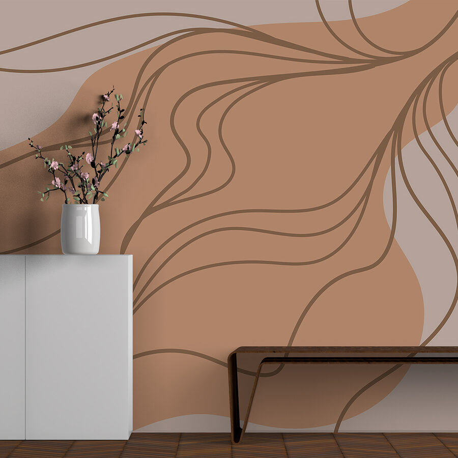 Brown and white pattern