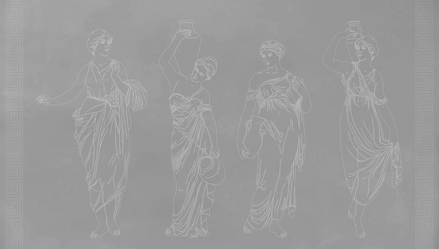 Group of women in different poses