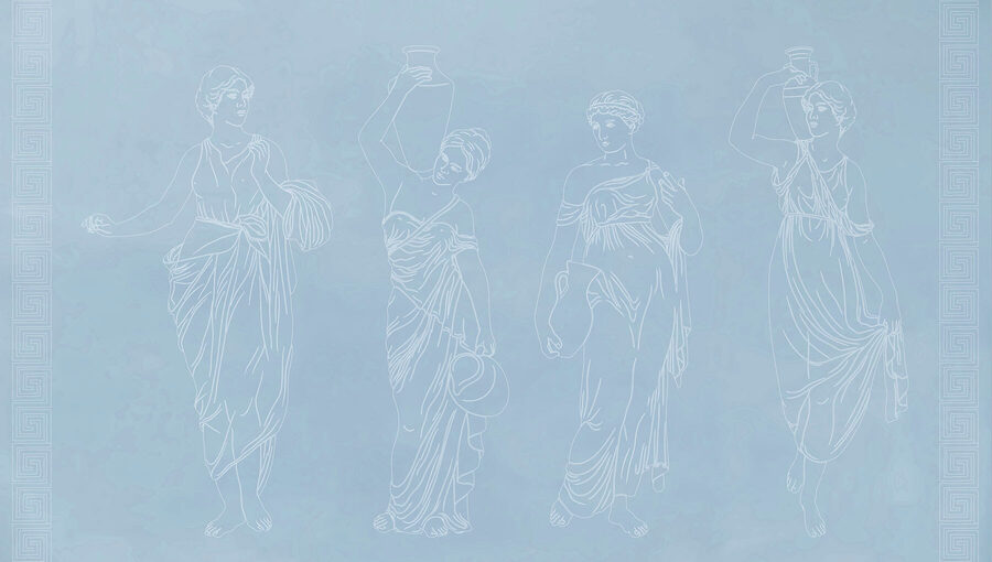 Group of women in different poses