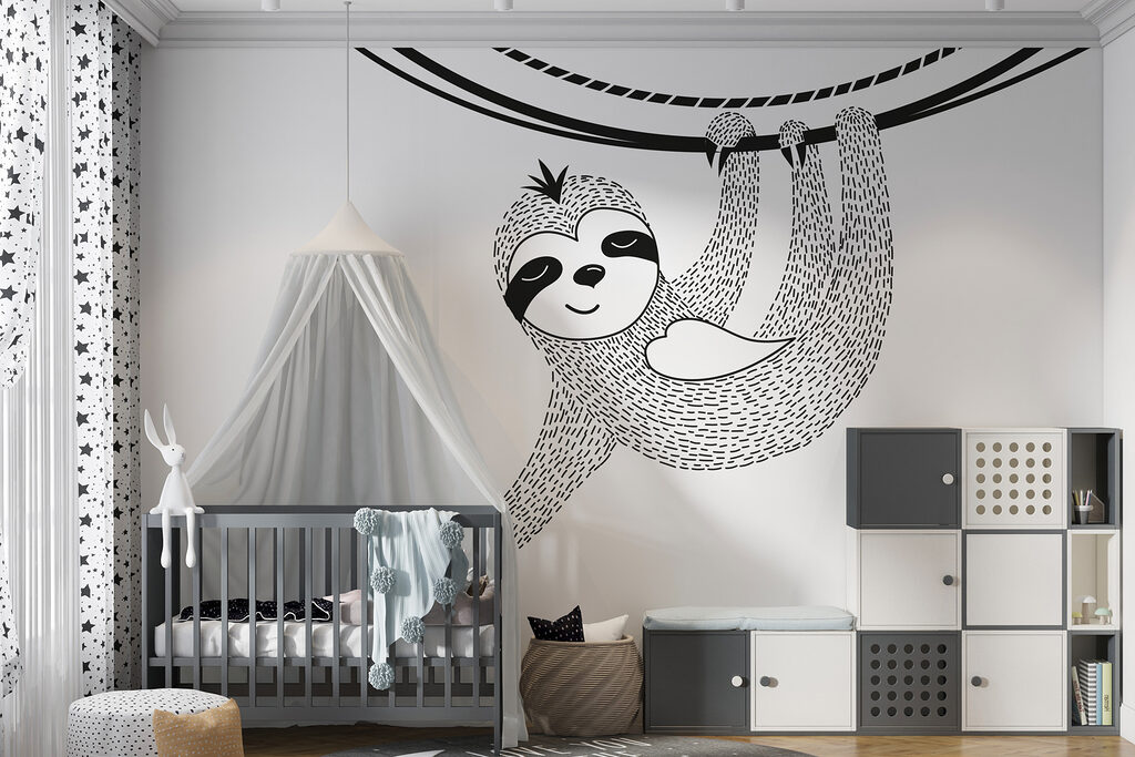 Sloth from a rope