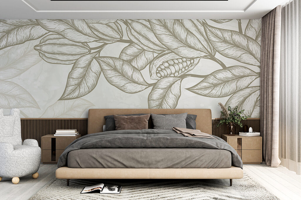 Plant with leaves and beans