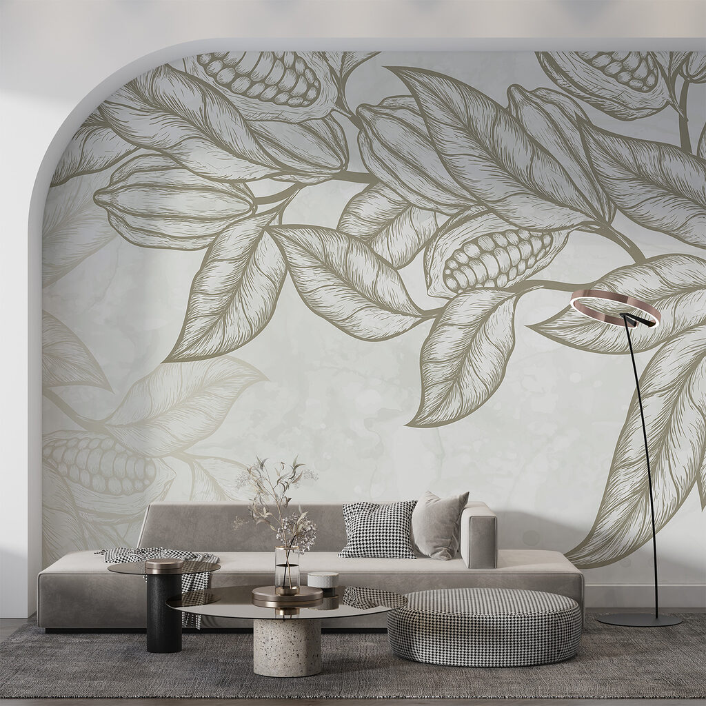 Plant with leaves and beans