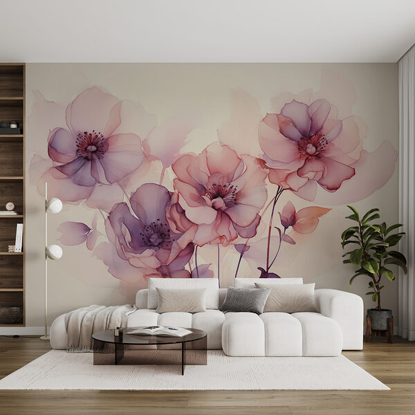 Wall murals Wall murals Close up of flowers (SKU: w01776)