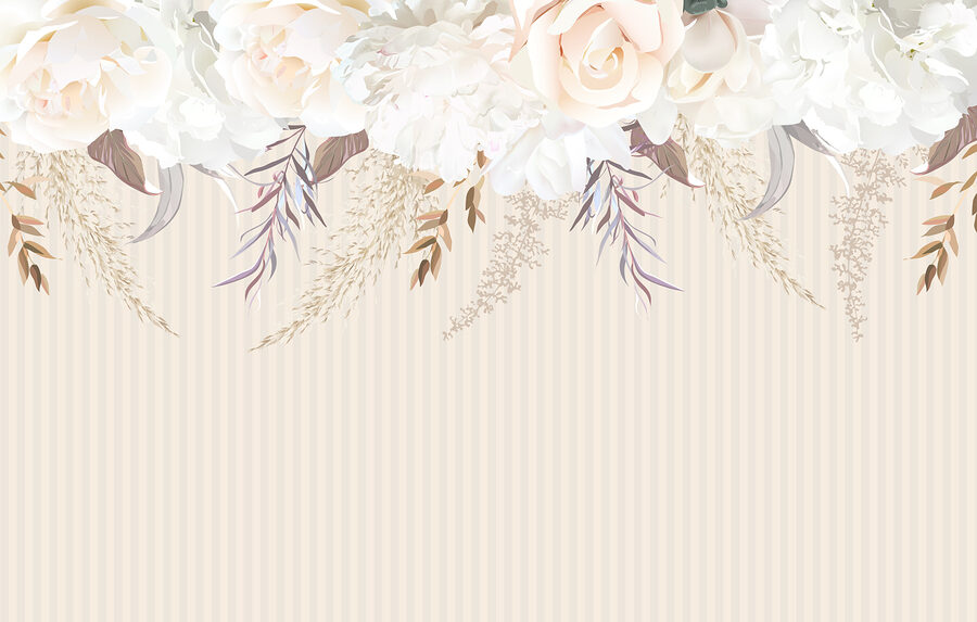 Group of white flowers