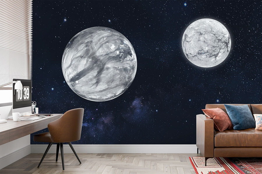 Wall murals Two planets in space - Image 4