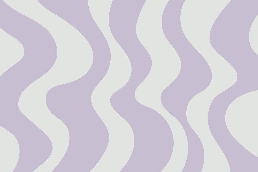 Purple and white wavy lines