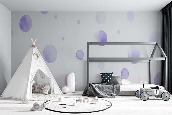 White surface with purple dots White surface with purple dots