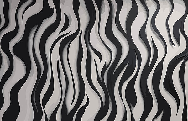 Black and white striped pattern