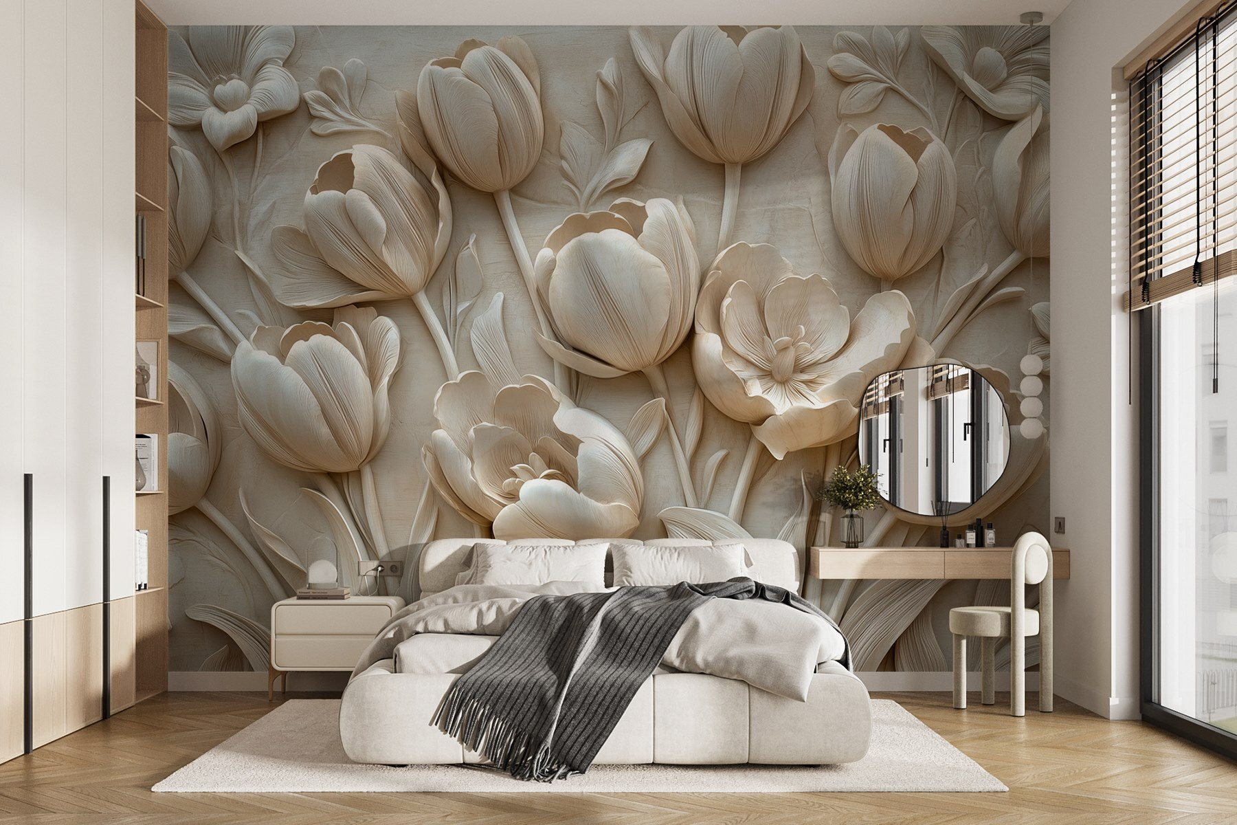 Group of white flowers